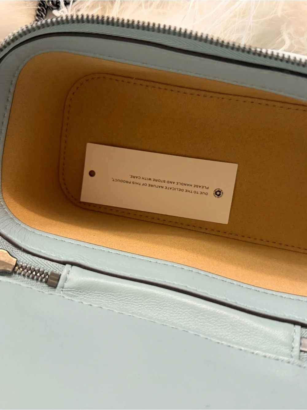 Tory Burch Kira Quilted Velvet Vanity Case